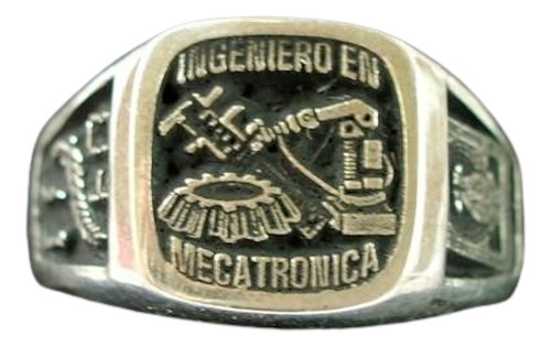 Anillo De Graduación Uvm Varias Carreras En Plata .925