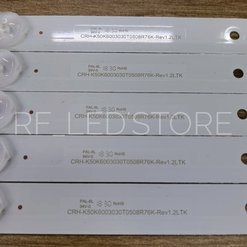 Dt Kit Tiras Led Atvio Le50f1000a Aluminio Nuevo (5t 8 Led