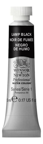 Tinta aquarela Winsor Newton Cotman 5 ml de cores S-1 Smoke Black Tubo S-1 No. 337