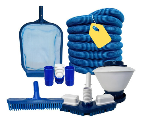 Produtos Para Piscina Kit Limpeza Fibra Vinil Alvenaria