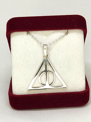 Imagen 5 de 7 de Harry Potter, Reliquias De La Muerte Cadena 50 Cm. Plata 980