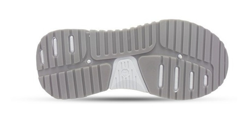 Imagen 5 de 9 de Tenis Casuales Unisex Gris/blanco Tmx