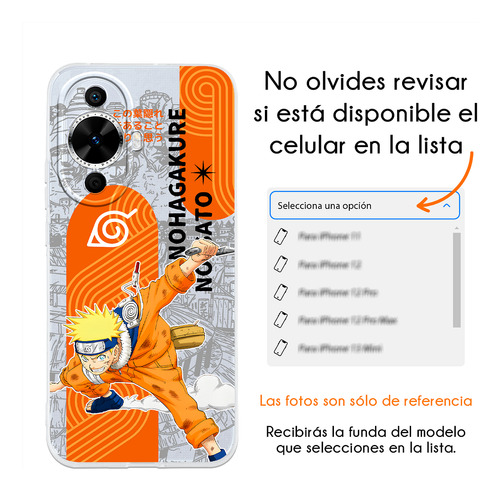 Funda Para Huawei Naruto Jinchuriki Bestia Zorro 9 Colas