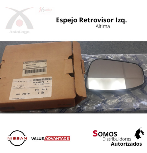 Espejo Retrovisor Izquierdo Nissan Altima