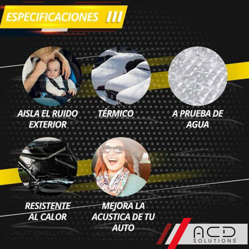 Insonorizante Dynamat Aislante Termico Calor Audio
