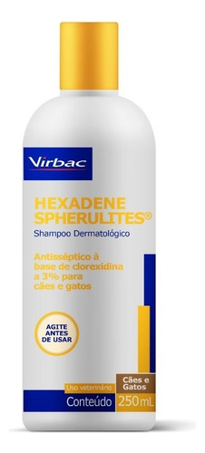 Shampoo Para Cães Hexadene 250 Ml - Virbac