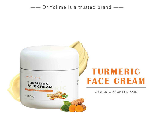 Crema Facial De Cúrcuma N Dull Hidratante E Hidratante 9003