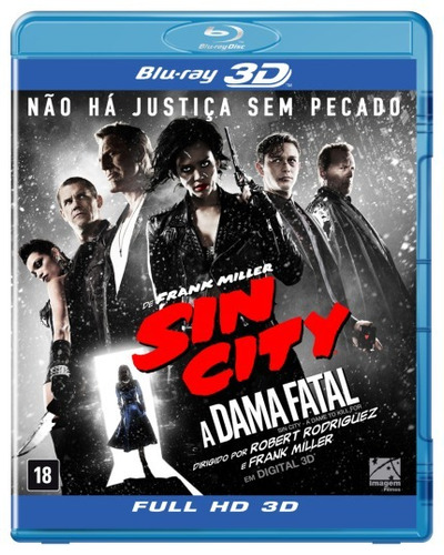 Blu Ray Sin City - A Dama Fatal 3d/2d, Lacrado. Dub/legenda
