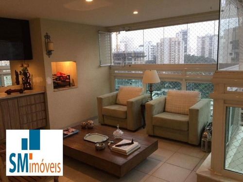 Imagem 5 de 11 de Apartamento Com 3 Dormitórios À Venda, 154 M² Por R$ 2.000.000 - Campo Belo - São Paulo/são Paulo - Ap3189