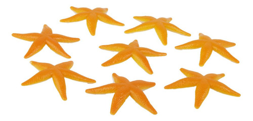 8pcs Juguete De Modelos Estrellas Plástico Amarillo Niños