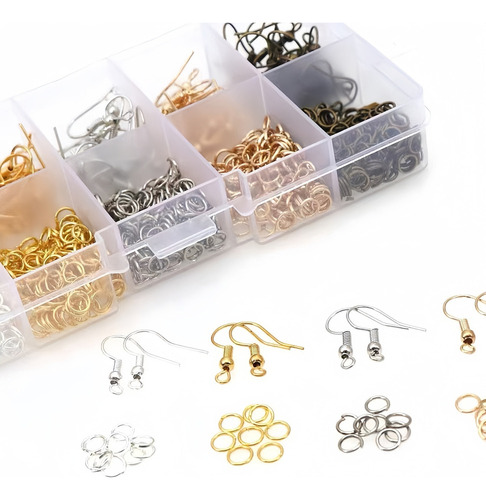 V Kit De Suministros For Hacer Aretes De Bricolaje De 1128