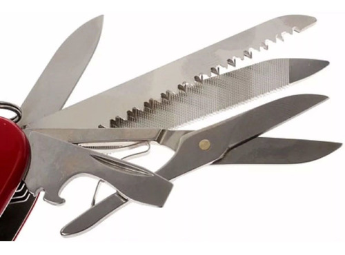 Imagen 2 de 6 de Cortaplumas Victorinox Ranger Suiza 21 Usos 23121 Navajas