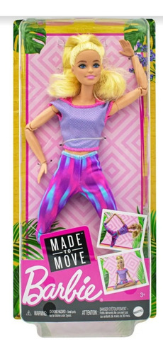 Barbie Made To Move Yoga Rosa