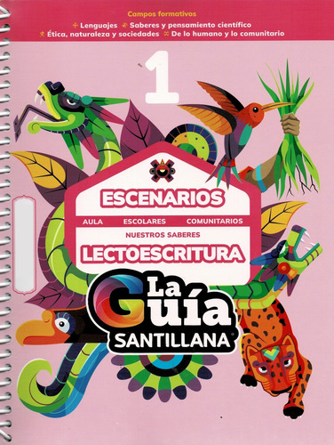 Guía Santillana 1° Pública Kit C/4 Libro + Exámenes 2025-26