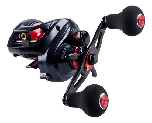 Carretilha Maruri Django Big Game 11000 Drag 10kg - Esquerda Cor Preta Lado da manivela Esquerdo