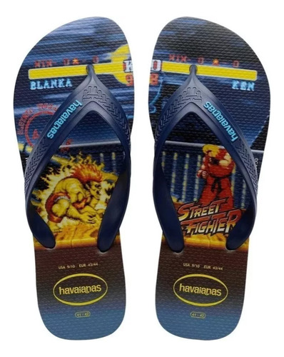 Chinelo Havaianas Top Max Street Fighter  C/ Nota Fiscal 