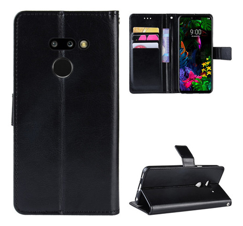 Funda De Anticaída Para LG G8 Thinq Negocio Cuero Flip