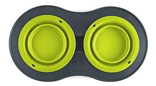 Dexas Comedero Doble Elevado Popware Para Mascotas
