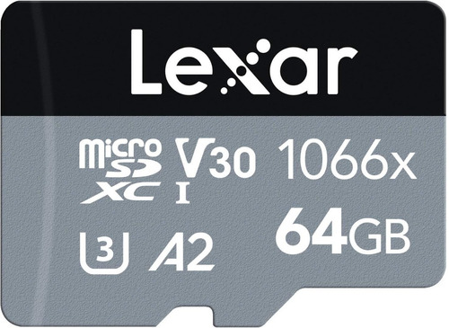 Memoria 64 Gb Para Gopro Micro Sd Lexar Professional 1066x