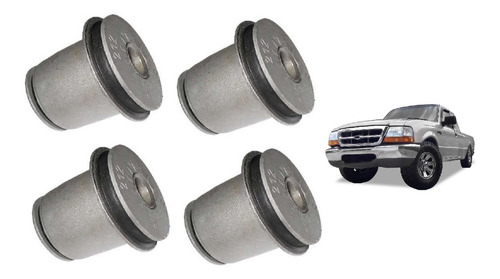 Imagem 1 de 3 de Kit Bucha Bandeja Superior Dianteira - Ford Ranger 98/12