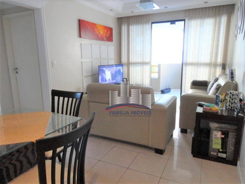 Imagem 3 de 14 de Apartamento Com 1 Dormitório À Venda, 65 M² Por R$ 220.000,00 - Centro - São Vicente/sp - Ap5919