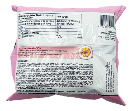 Buldak Ramen Carbonara Caja 20pz (140 Gr)
