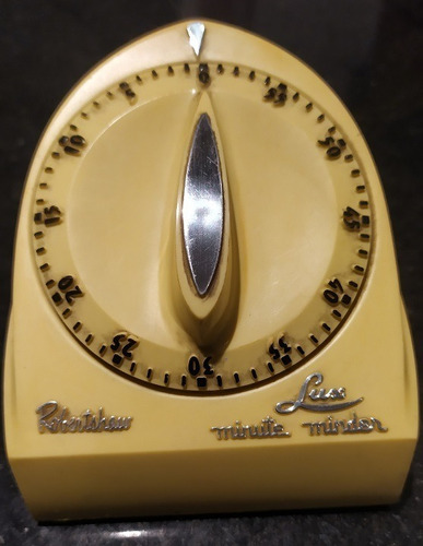 Contador De Minutos Robertshaw Deluxe Ring Vintage Año 1929