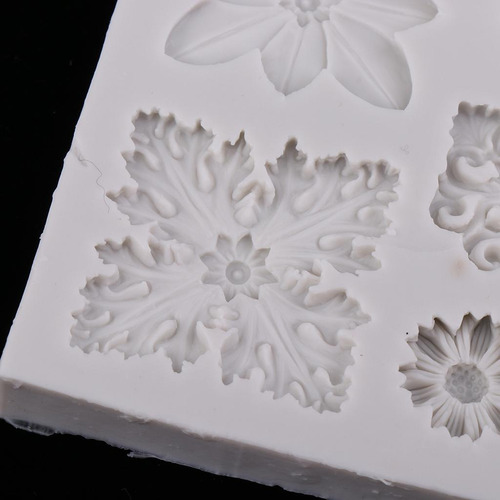 De Silicona, De Fondant De Flores Para La Decoración De