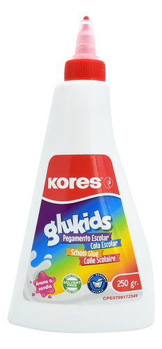 Pegamento Liquido Kores Blanco Glukids 250grs /vc