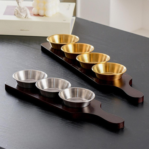 Juego De Platos Compatible Con Salsa Plata Con 4 Rejillas.