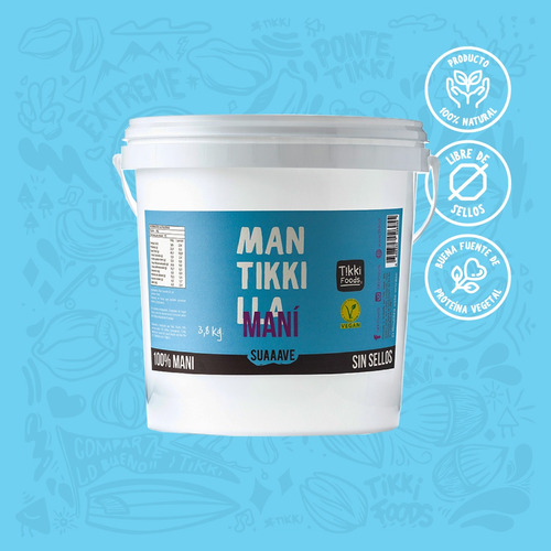 Mantequilla De Mani Suavee Balde 3800cc