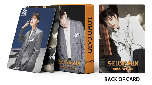 55 Photocards Stray Kids - Seungmin Edition