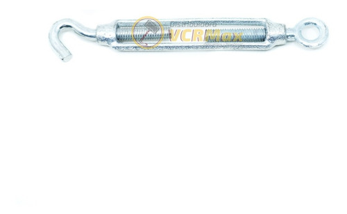 Imagen 3 de 10 de Tensor Cable Acero Galvaniz Ojo/gancho M8