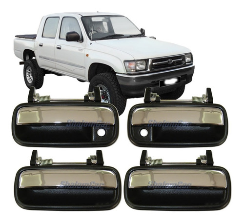 Kit Macaneta Porta Dianteira Traseira Ext Hilux Sw4 98 A 04