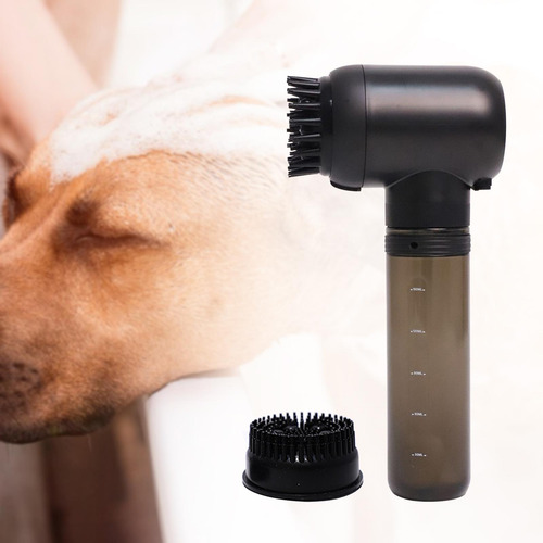 Dispensador Automático De Espuma Para Perros, Cepillo Negro