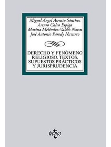 Libro Derecho Y Fenomeno Religioso Textos Supuestos Practic