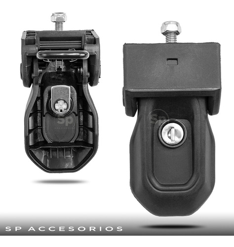 Imagen 7 de 10 de Seguro De Cofre Laterales Jeep Jl 2019/2020 Con Llave Chapa