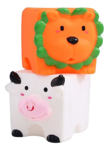 Juguete De Baño - Leon Y Vaca - Happy Cube