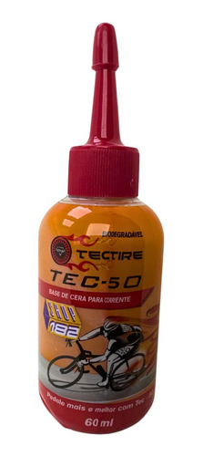 2 Óleo Lubrificante Corrente Tectire Tec 50 Cera Bike 60 Ml