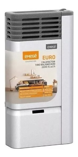 Calefactor Emege Euro 2120 2000kcal Tiro Balancado Multigas 