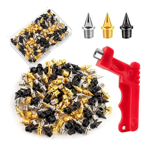 144 Pcs Replacement Cleats Track Field Shoe Cleats, Spikes