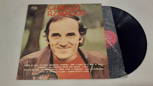 Charles Aznavour Olympia Idem Rara Edicion 1973 Vinilo Nm+