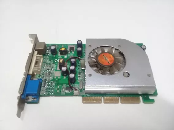 Placa De Video Nvidia Geforce Fx5500 - Agp - Sentey Vintage