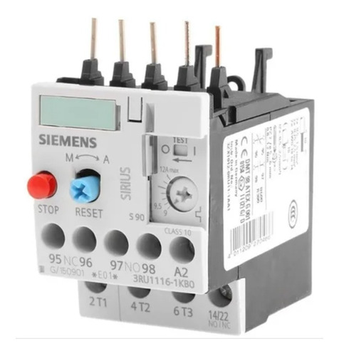 Rele De Sobrecarga Termico Siemens 3ru1136 (1na+1nc) S2