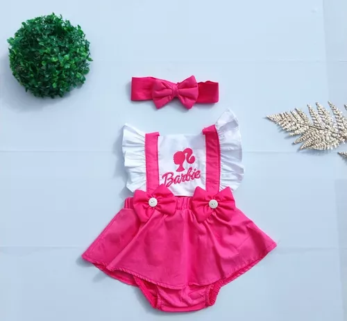 Romper Body Bebe Menina Barbie - DG Baby Kids - Artigos e roupas