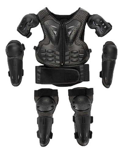 Qcp Niños Motocicleta Traje De Armadura Pecho Protector De