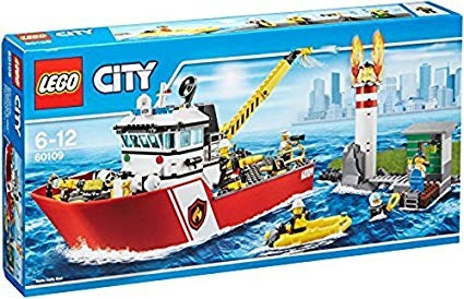 Lego City Fire 60109 Barco De Bomberos