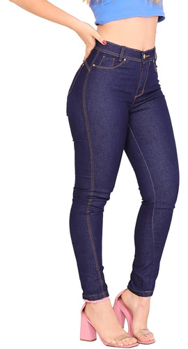 Calças Jeans Feminino Cintura Alta 