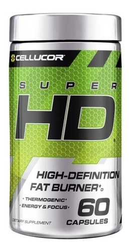 Imagen 1 de 1 de Suplemento en cápsulas Cellucor SuperHD adelgazante en pote 60 un