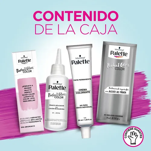 Tinte Palette Perfect Gloss Sin Amoniaco 600 Rubio Sensacion